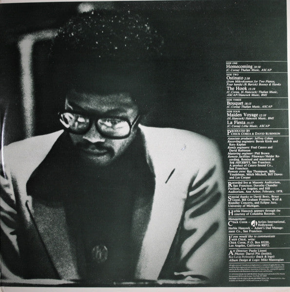 Corea* / Hancock* – An Evening With Chick Corea And Herbie Hancock , 2LP , Gatefold
