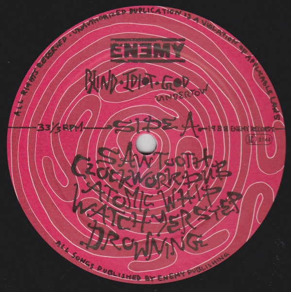 Blind Idiot God – Undertow , 1 Press , US