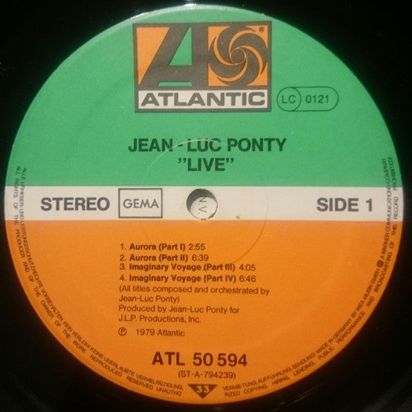 Jean-Luc Ponty – Live