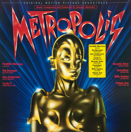 Various – Metropolis   ,  Gatefold  music composed by Giorgio Moroder