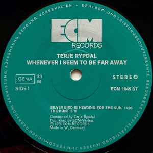 Terje Rypdal – Whenever I Seem To Be Far Away