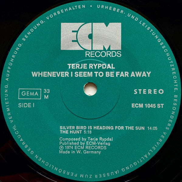 Terje Rypdal – Whenever I Seem To Be Far Away