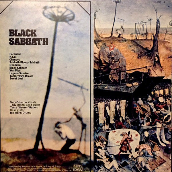 Black Sabbath – Greatest Hits , Club Edition