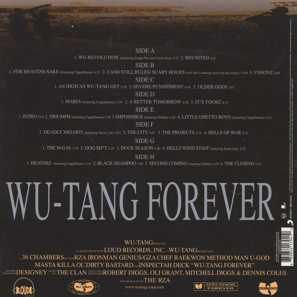 Wu-Tang Clan – Wu-Tang Forever , 4LP , 180 gramm