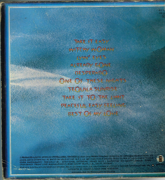 Eagles – Their Greatest Hits 1971-1975, Stereo, Embossed Cover