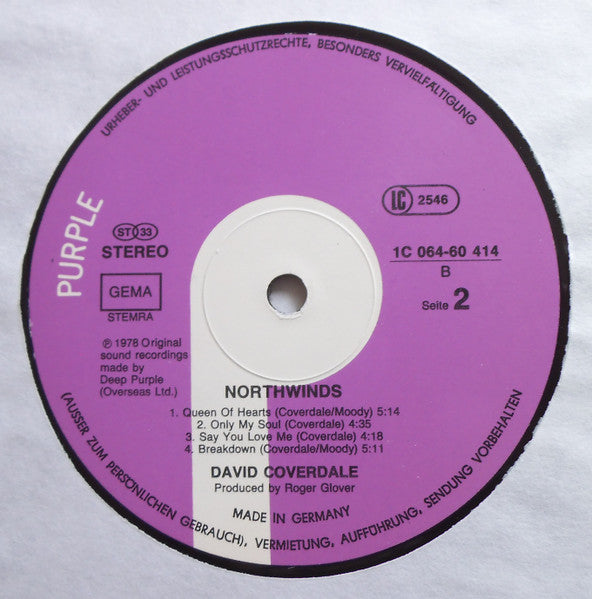 David Coverdale – Northwinds