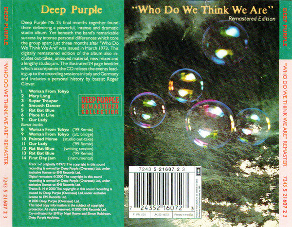 Deep Purple – Who Do We Think We Are