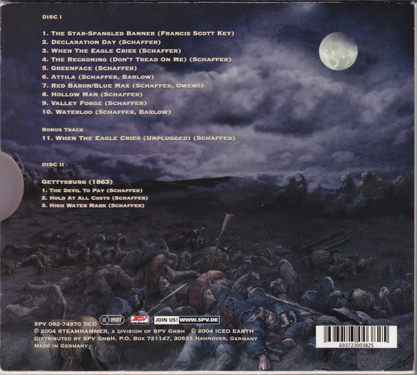 Iced Earth – The Glorious Burden, 2 x CD, Limited Edition, Digipak