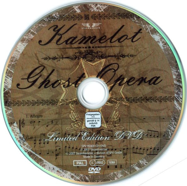 Kamelot – Ghost Opera, CD+DVD, Limited Edition, Digipak