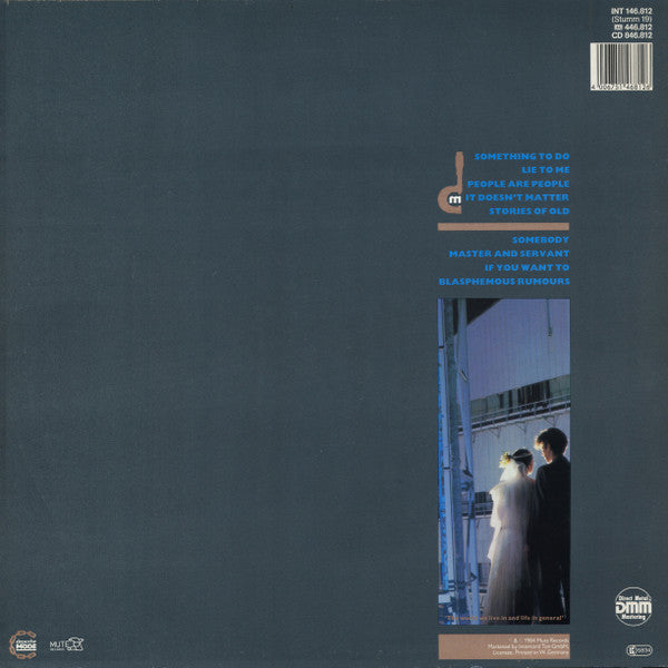Depeche Mode – Some Great Reward, Grey Vinyl