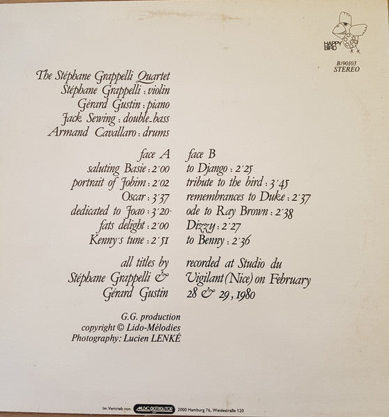 Stéphane Grappelli – Tribute To