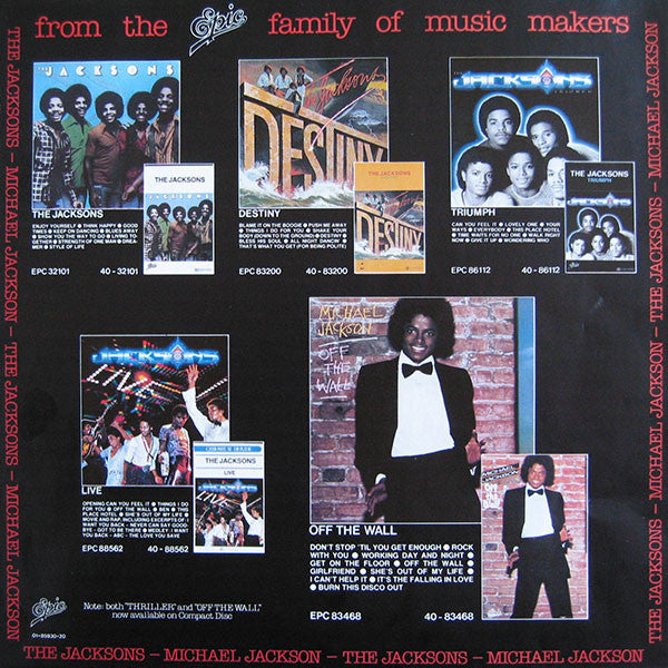 Michael Jackson – Thriller , Gatefold