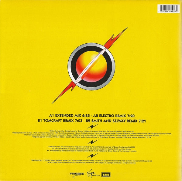 Queen + Vanguard – Flash (The Official Club Mixes)  ,  12", Single, 33 ⅓ RPM