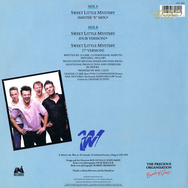 Wet Wet Wet – Sweet Little Mystery , 33 ⅓ RPM Maxi