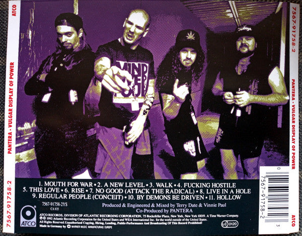 Pantera – Vulgar Display Of Power