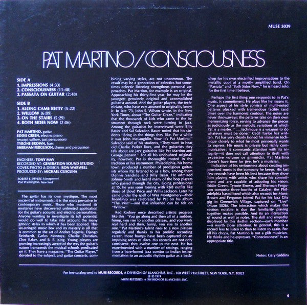 Pat Martino – Consciousness