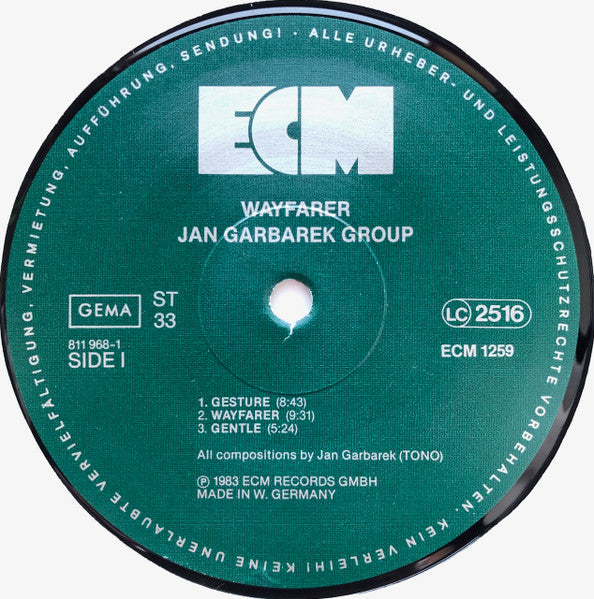 Jan Garbarek Group – Wayfarer , ECM