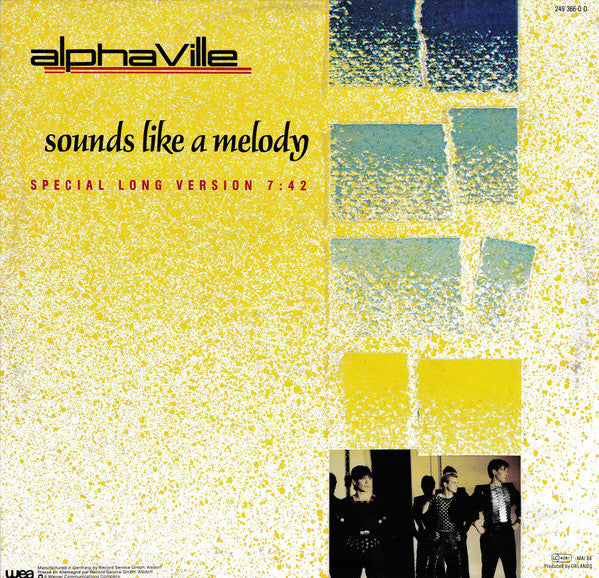 Alphaville – Sounds Like A Melody (Special Long Version) , 45 RPM, Maxi-Single