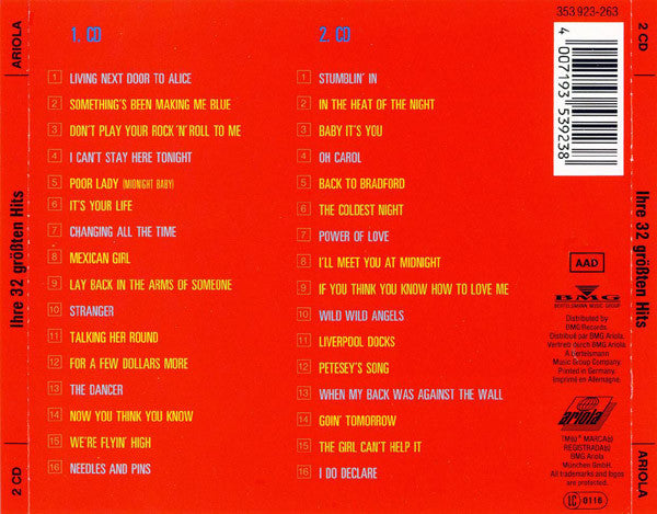 Smokie – Forever - Ihre 32 Größten Hits, 2xCD, Fatbox