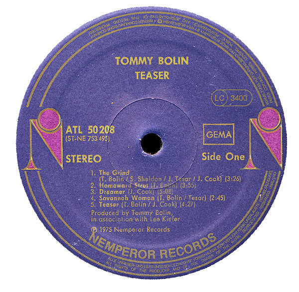 Tommy Bolin – Teaser