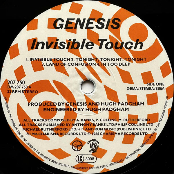 Genesis – Invisible Touch