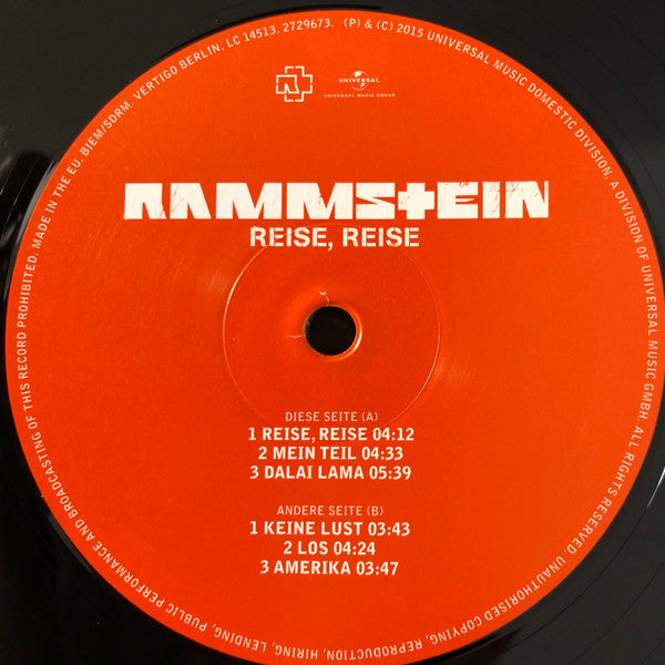 Rammstein – Reise, Reise , 2LP , Gatefold , 180 gram