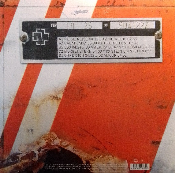 Rammstein – Reise, Reise , 2LP , Gatefold , 180 gram