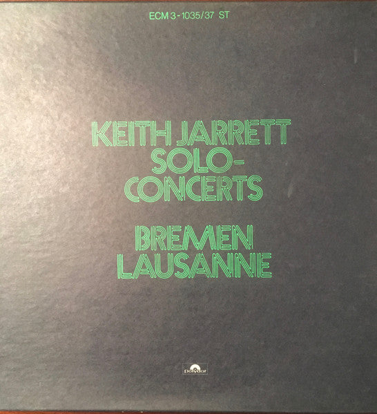 Keith Jarrett – Solo Concerts: Bremen / Lausanne , 3LP , Box , ECM US