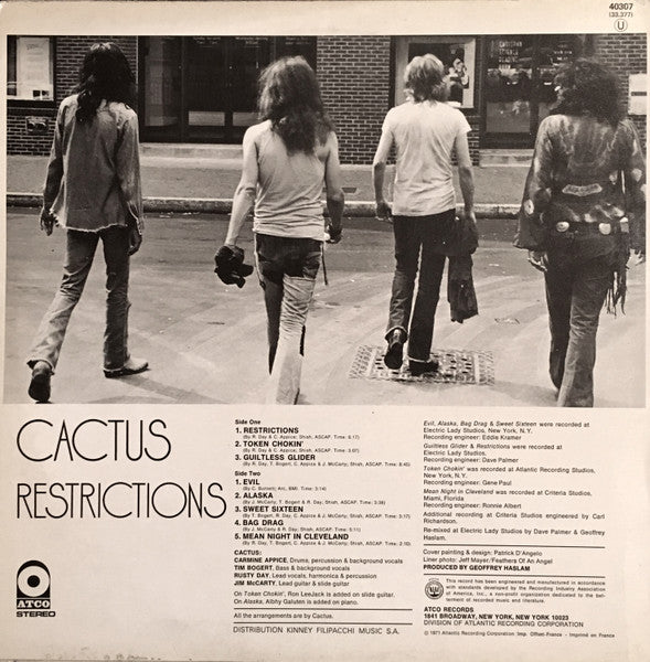 Cactus – Restrictions