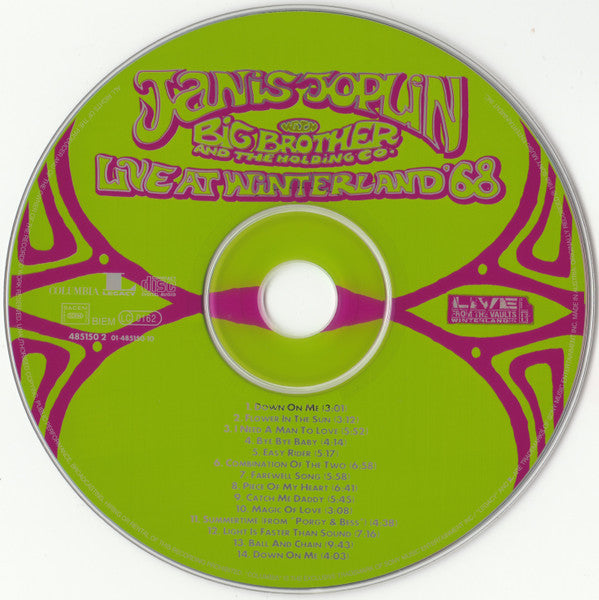 Janis Joplin With Big Brother And The Holding Company* – Live At Winterland '68
