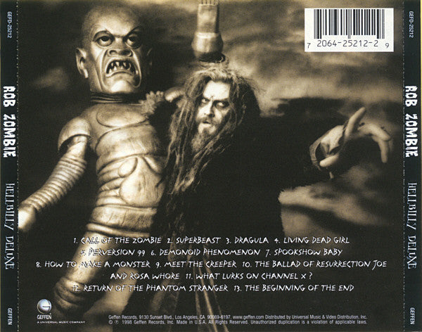 Rob Zombie – Hellbilly Deluxe (13 Tales Of Cadaverous Cavorting Inside The Spookshow International)