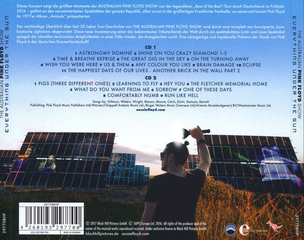 The Australian Pink Floyd Show – Everything Under The Sun, 2xCD