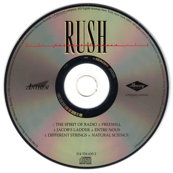 Rush – Permanent Waves, The Rush Remasters Serie
