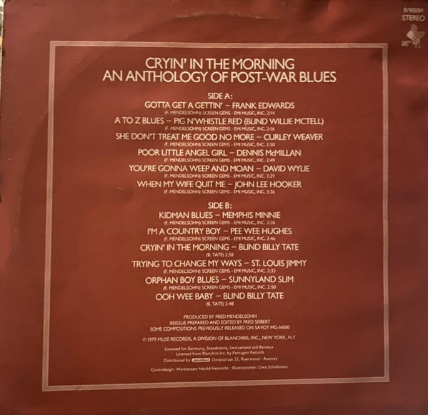 Cryin' In The Morning - An Anthology Of Post-War Blues