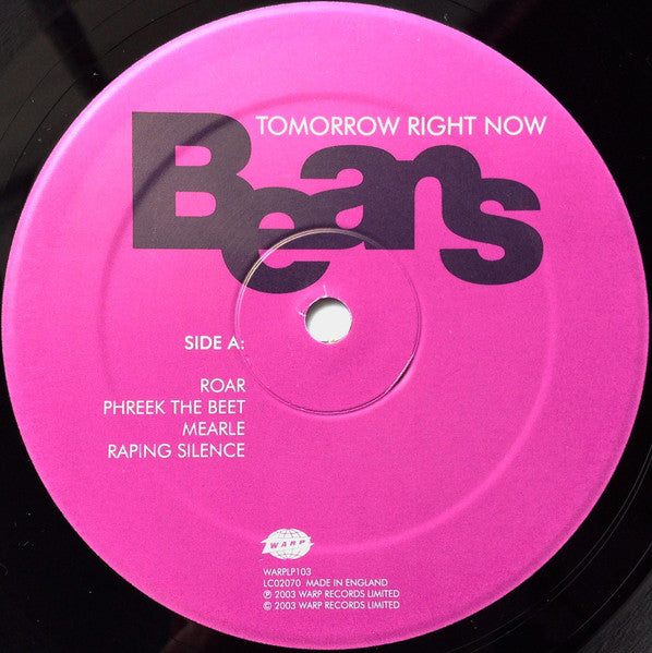 Beans – Tomorrow Right Now , 2LP , 1 Press , UK