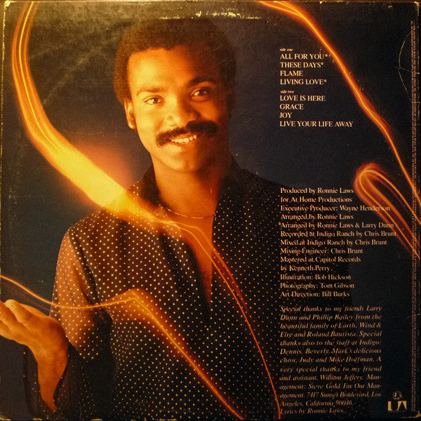 Ronnie Laws – Flame , 1 press , US