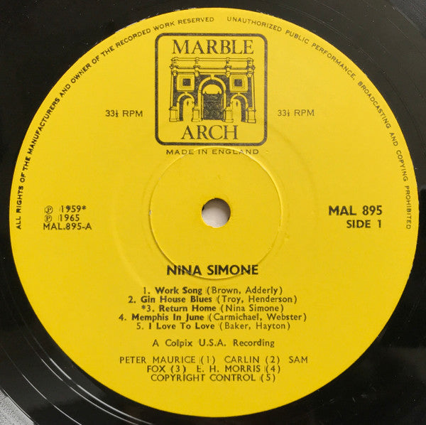 Nina Simone – Nina Simone