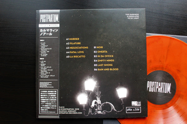 Karmawin – Noir , Limited Edition, Numbered 99/250, Translucent-Orange/Black Marbled w/OBI