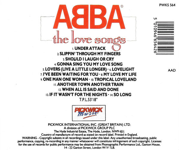 ABBA – The Love Songs