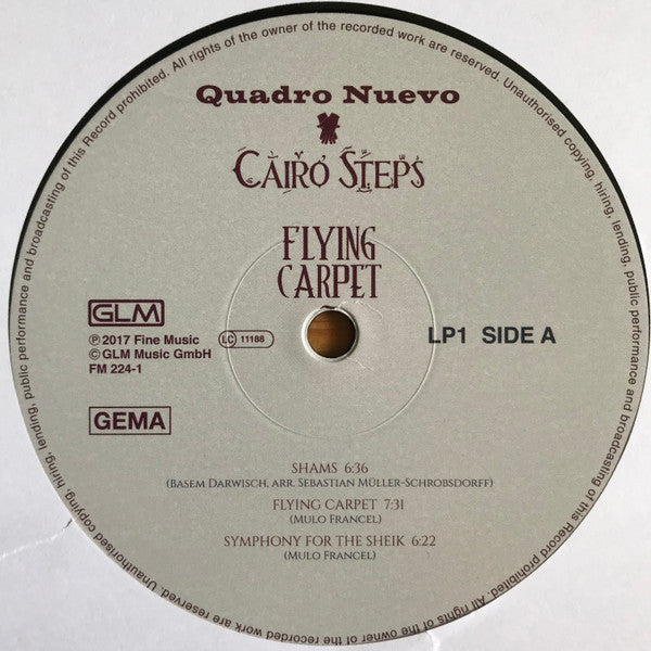 Quadro Nuevo, Cairo Steps – Flying Carpet 2LP , gatefold