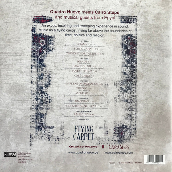 Quadro Nuevo, Cairo Steps – Flying Carpet 2LP , gatefold
