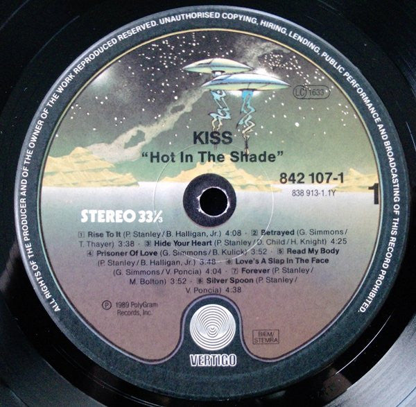 Kiss – Hot In The Shade