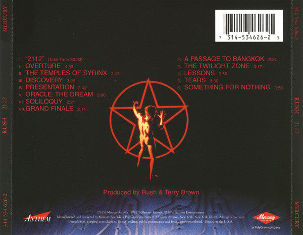 Rush – 2112, The Rush Remasters Serie
