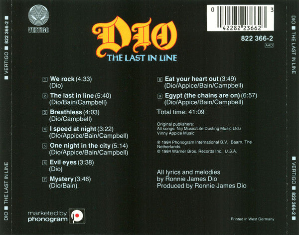 Dio – The Last In Line