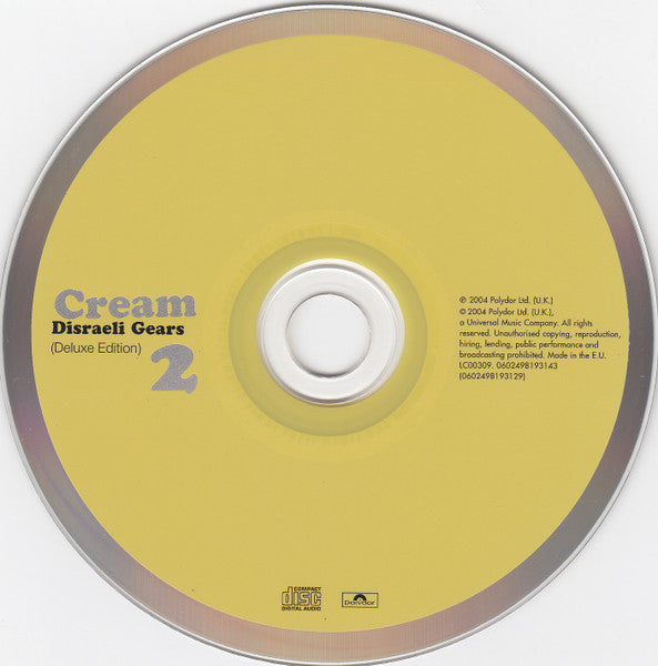 Cream – Disraeli Gears, 2xCD, Deluxe Edition