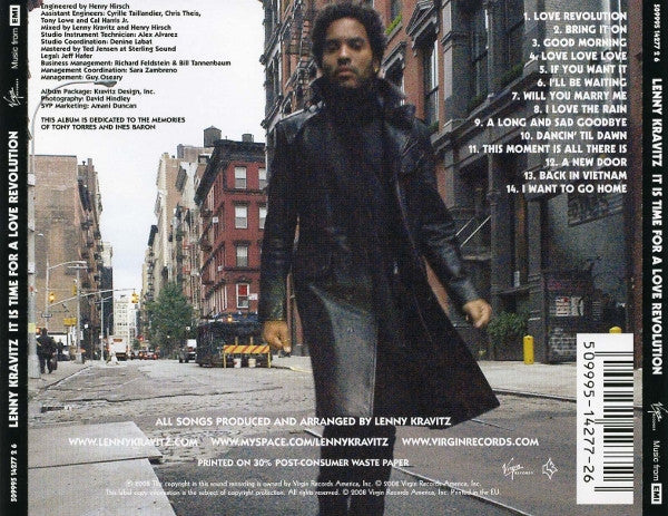 Lenny Kravitz – It Is Time For A Love Revolution