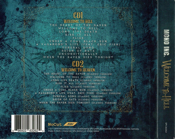 Mono Inc. – Welcome To Hell, 2xCD