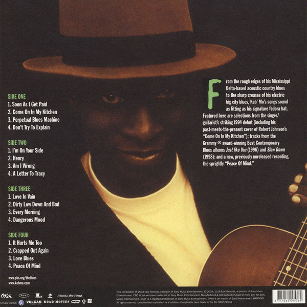 Keb' Mo' – Martin Scorsese Presents The Blues, 2xLP, 180 gr