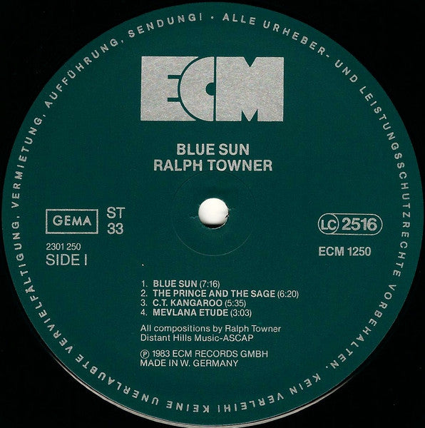 Ralph Towner – Blue Sun