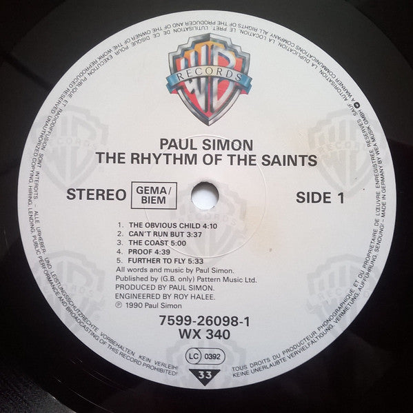 Paul Simon – The Rhythm Of The Saints